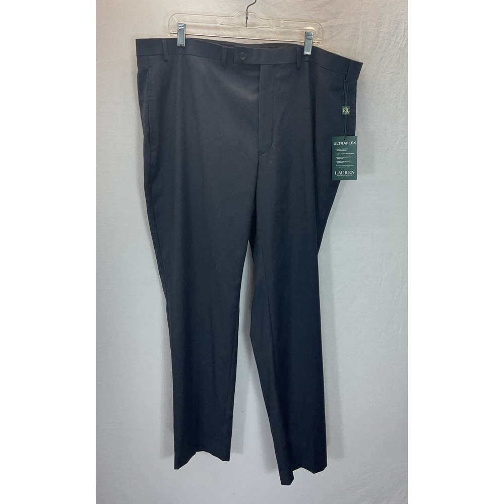 NEW Lauren Ralph Lauren Mens UltraFlex Classic Fit Suit Pants Navy 42x32